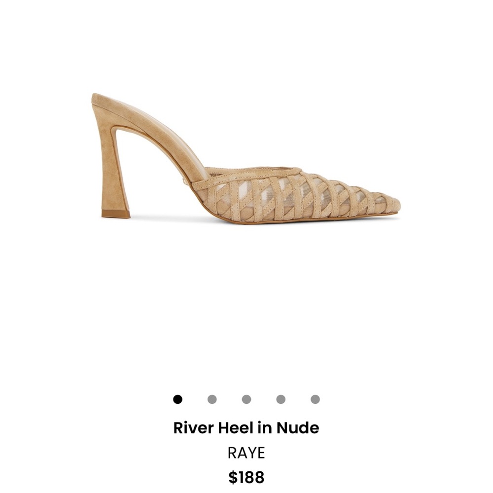 Raye river heel in nude